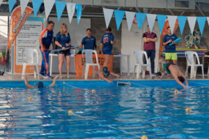 Juegos Bonaerenses: Natación para personas con discapacidad en Los Privilegiados